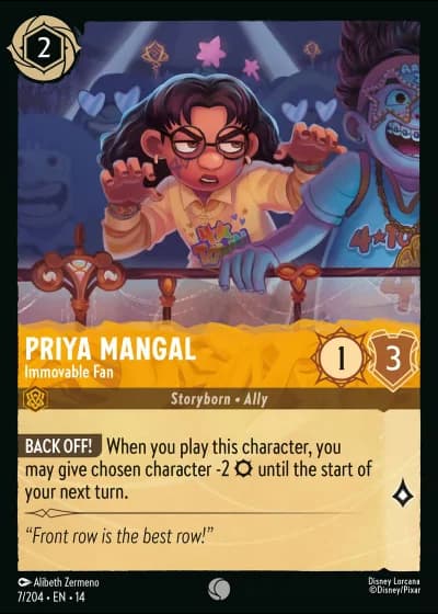 Priya Mangal - Immovable Fan #7/257 — Hyperia City