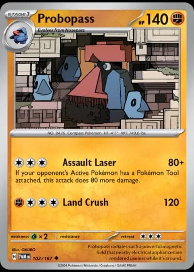 Probopass #102/167 — Twilight Masquerade