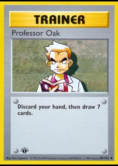 Professor Oak #88/102 — Set Base
