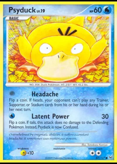 Psyduck #87/127 — Platino