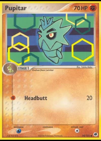 Pupitar #58/101 — EX Dragon Frontiers