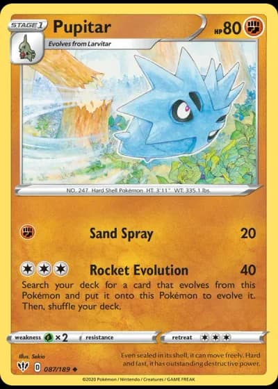 Pupitar #87/189 — Darkness Ablaze