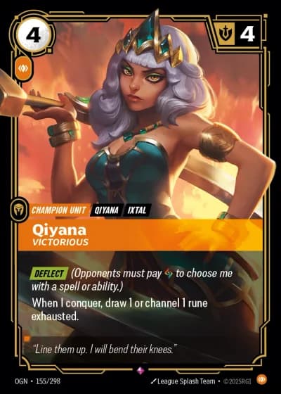 Qiyana, Victorious #155/352 — Origins