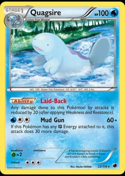Quagsire #22/116 — Plasma Freeze