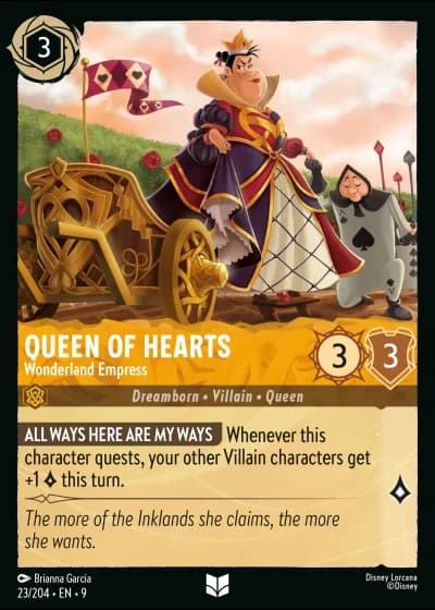 Queen of Hearts - Wonderland Empress #23/204 — Fabled
