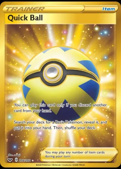 Quick Ball #216/202 — Sword & Shield