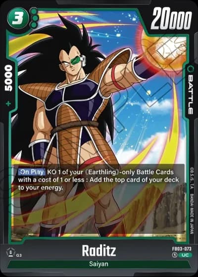 Raditz  FB03-073 — Raging Roar (FB03)