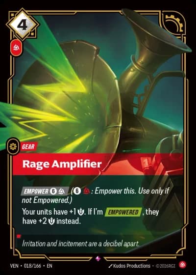 Rage Amplifier #018/248 — Vendetta