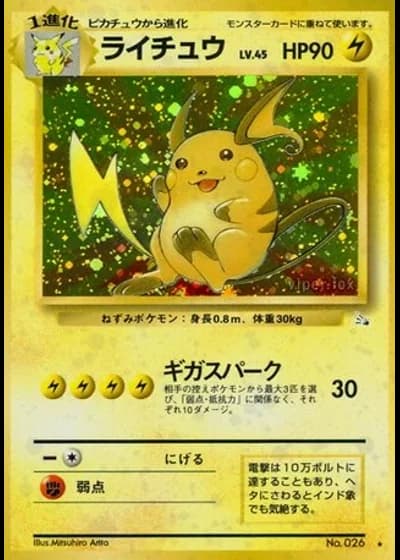 Raichu No. 026