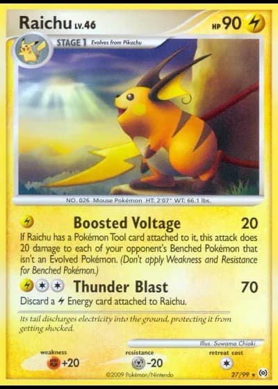 Raichu #27/99 — Arceus