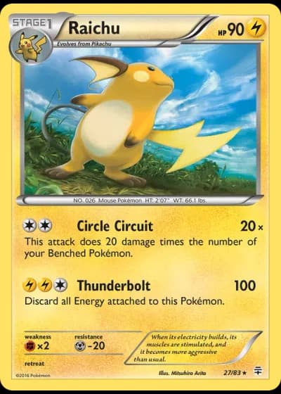Raichu #27/83 — Generations