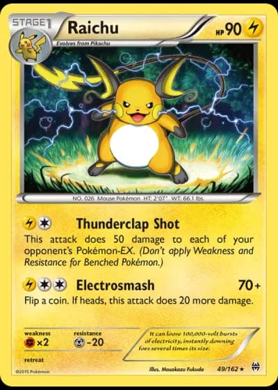 Raichu #49/162 — BREAKthrough