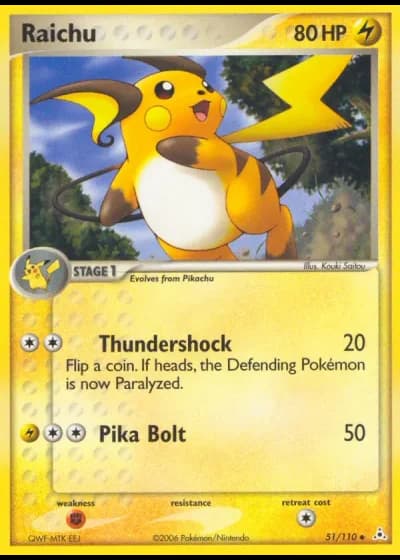 Raichu #51/110 — Holon Phantoms