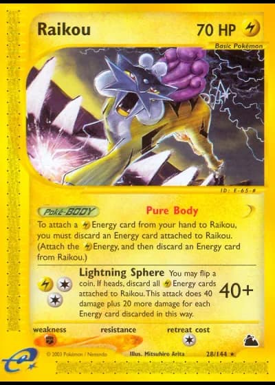 Raikou #28/144 — Skyridge