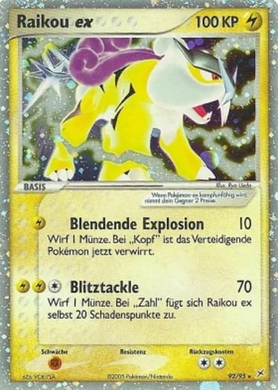 Raikou ex #92/95 — EX Team Magma vs Team Aqua