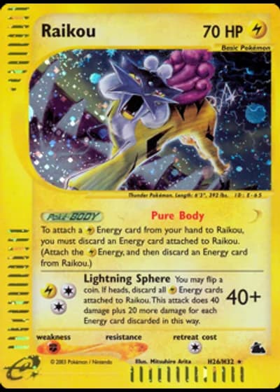 Raikou H26/144 — Skyridge