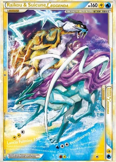 Raikou & Suicune LEGGENDA #92/95 — Forze Scatenate