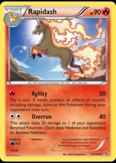 Rapidash #15/106 — Flashfire