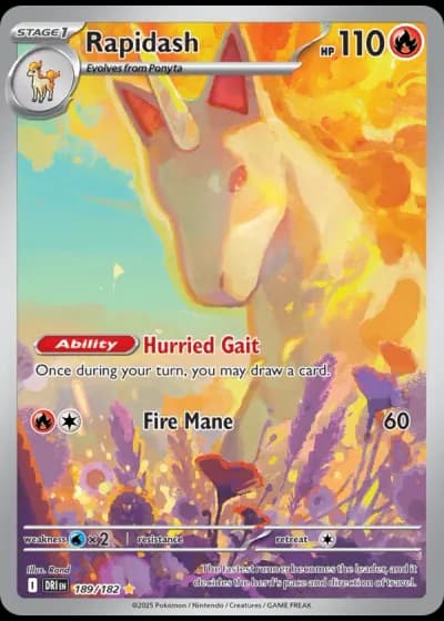 Rapidash #189/182 — Destined Rivals