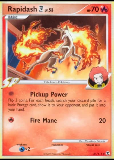 Rapidash 4 #47/111 — Rising Rivals