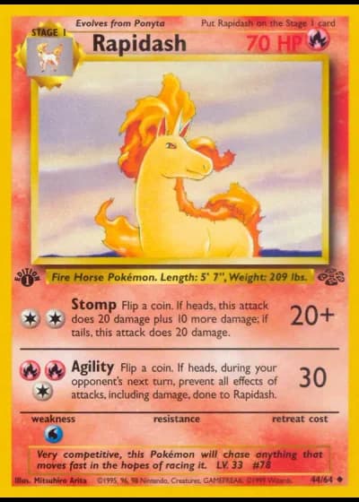Rapidash #44/64 — Jungle