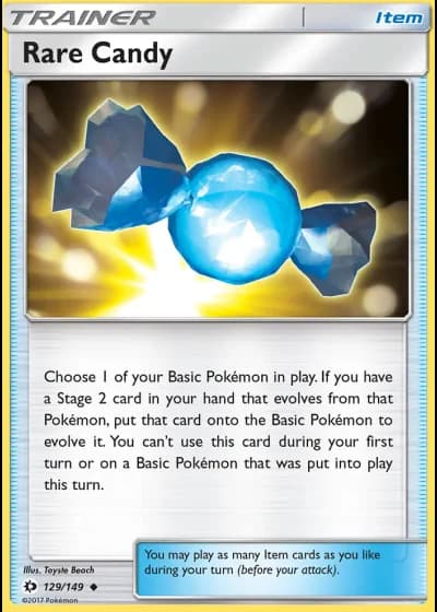 Rare Candy #129/149 — Sun & Moon