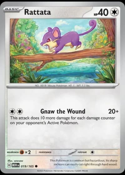 Rattata #019/165 — 151