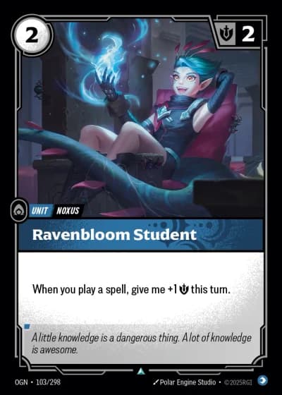 Ravenbloom Student #103/352 — Origins