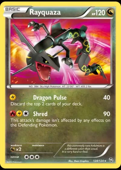 Rayquaza #128 — Dragons Exalted