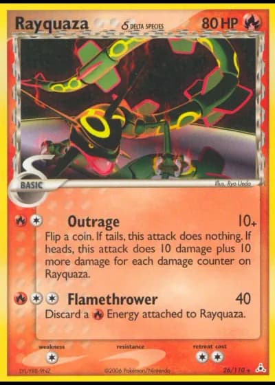 Rayquaza #26/110 — EX Holon Phantoms