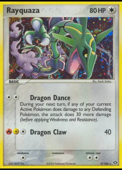Rayquaza #9/106 — EX Smeraldo