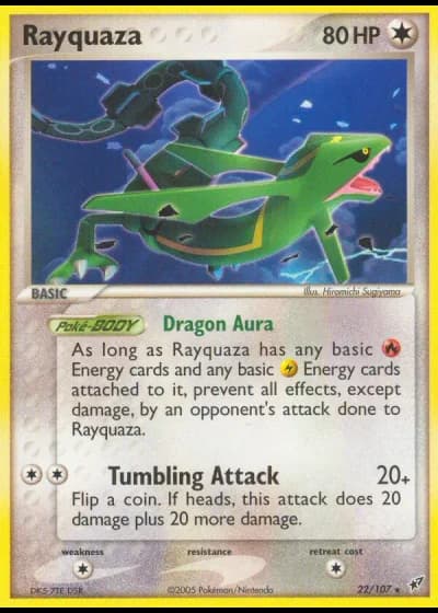 Rayquaza (Gym Challenge 2004-05) #22/107 — Deoxys