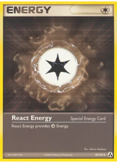 Reaktions-Energie #82/92 — EX Legend Maker
