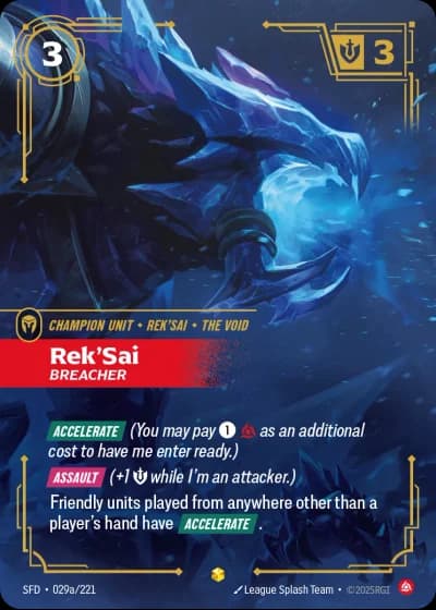 Rek'Sai, Breacher #029a/303 — Spiritforged