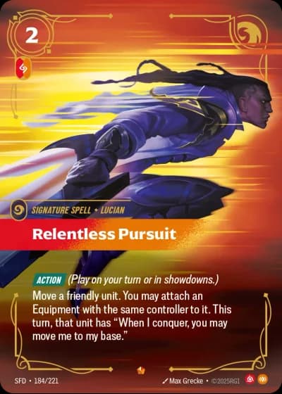 Relentless Pursuit #184/303 — Spiritforged