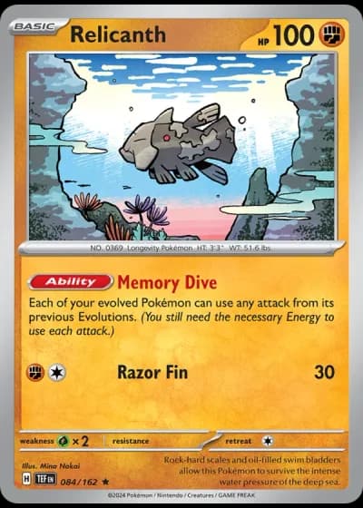 Relicanth #084/162 — Temporal Forces