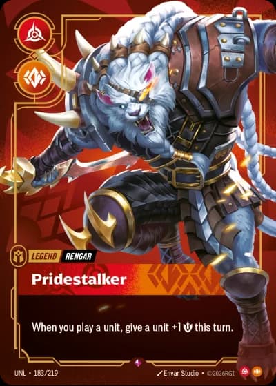 Rengar, Pridestalker #183/308 — Unleashed