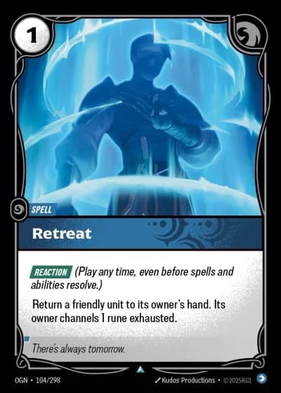 Retreat #104/352 — Origins