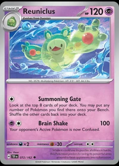 Reuniclus #072/162 — Temporal Forces