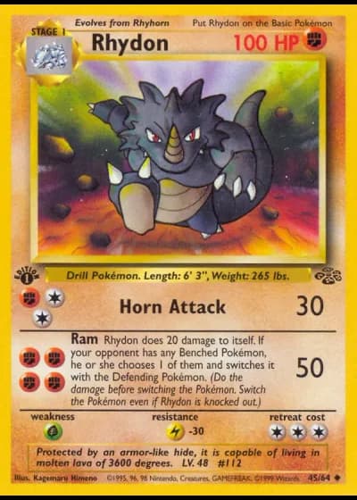 Rhydon #45/64 — Jungle