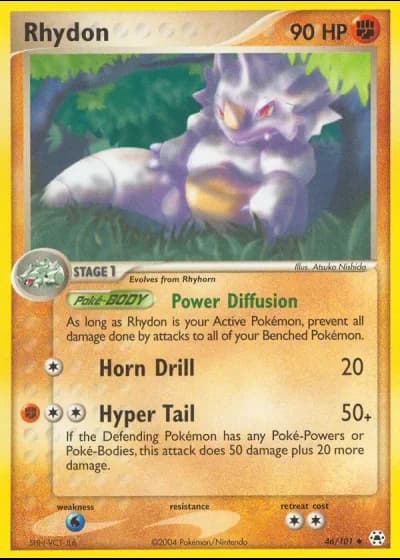 Rhydon #46/101 — EX Leggende Nascoste