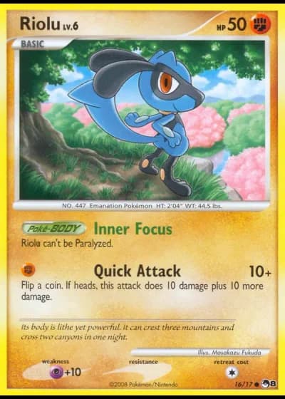 Riolu #16/17 — POP Series 8