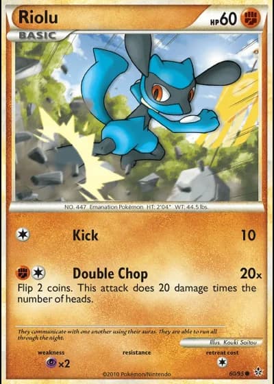 Riolu #60/95 — Unleashed