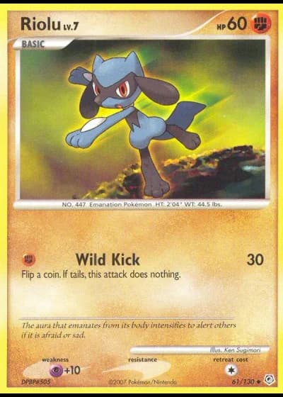 Riolu #61/130 — Diamond & Pearl