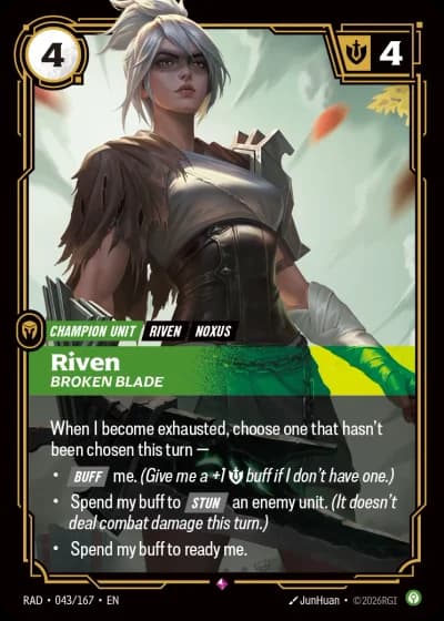 Riven, Broken Blade #043/189 — Radiance