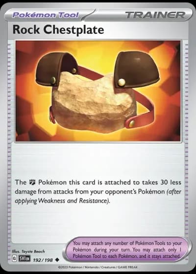 Rock Chestplate #192/198 — Scarlet & Violet