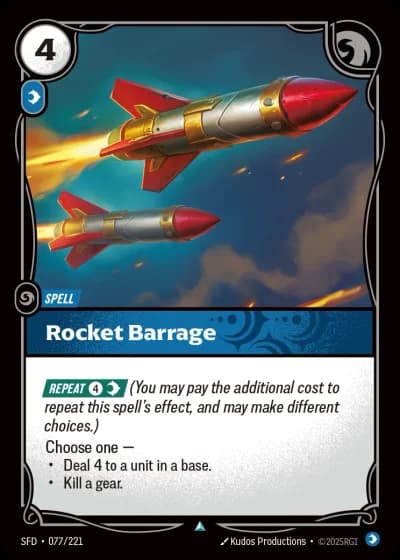 Rocket Barrage #077/303 — Spiritforged