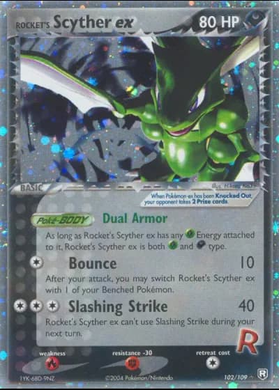 Rocket's Scyther ex #102/109 — Team Rocket Returns