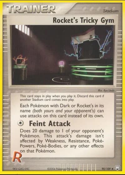 Rocket's Tricky Gym #90/109 — Team Rocket Returns