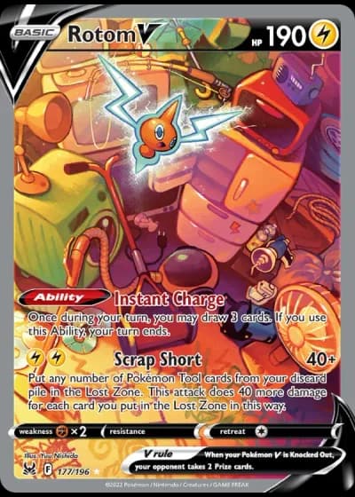 Rotom V #177/196 — Lost Origin